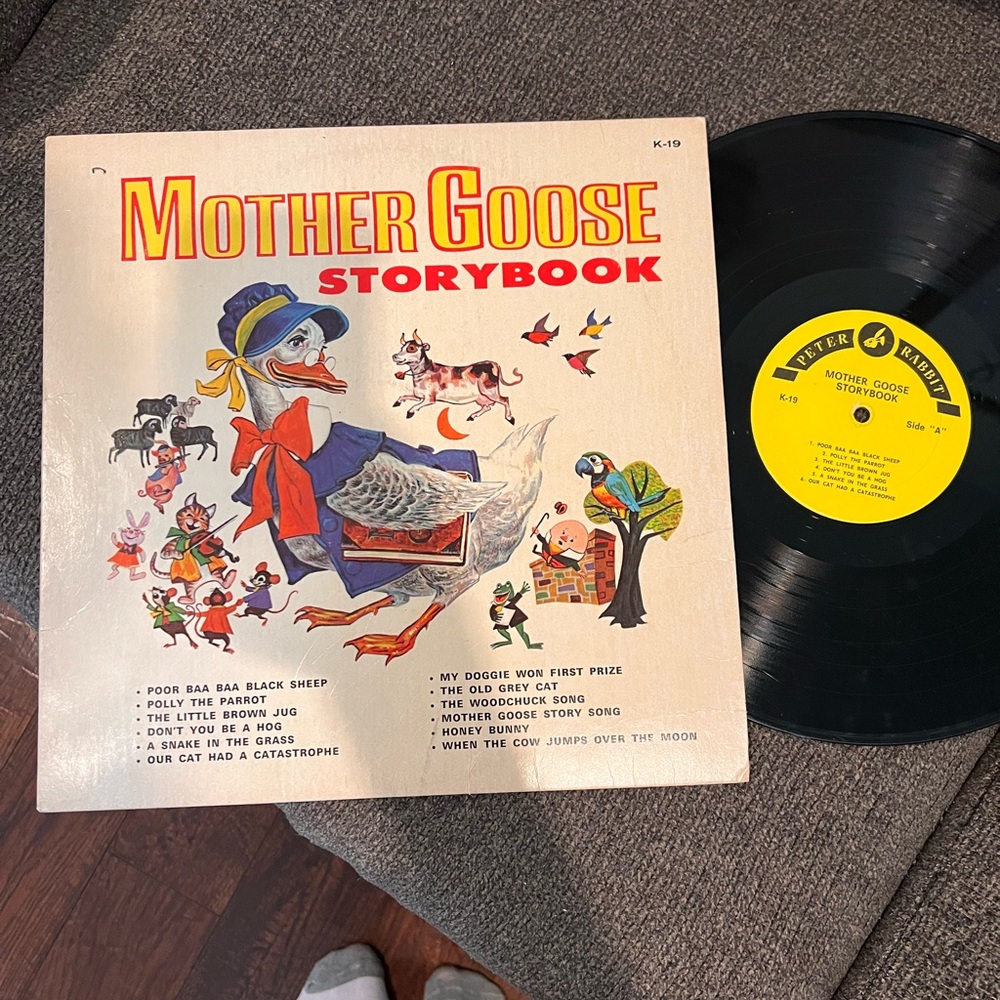 1969 Mother Goose Storybook Vinyl Record
